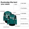 Maillot d'équipe personnalisable avec nom et numéro Vêtements de sport de qualité pour passionnés