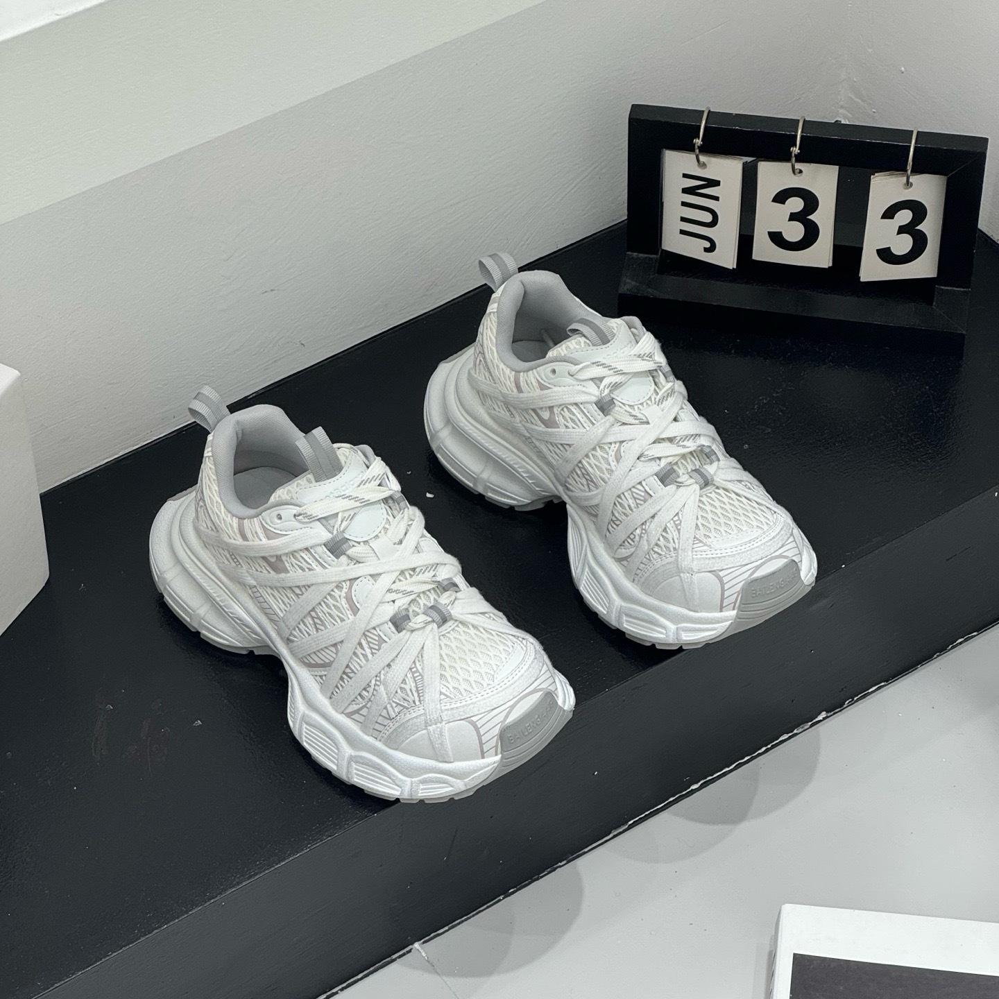 

Spider web thick-soled straps dad shoes women s spring and summer new mesh heightening breathable running sports casual shoes 40 білий