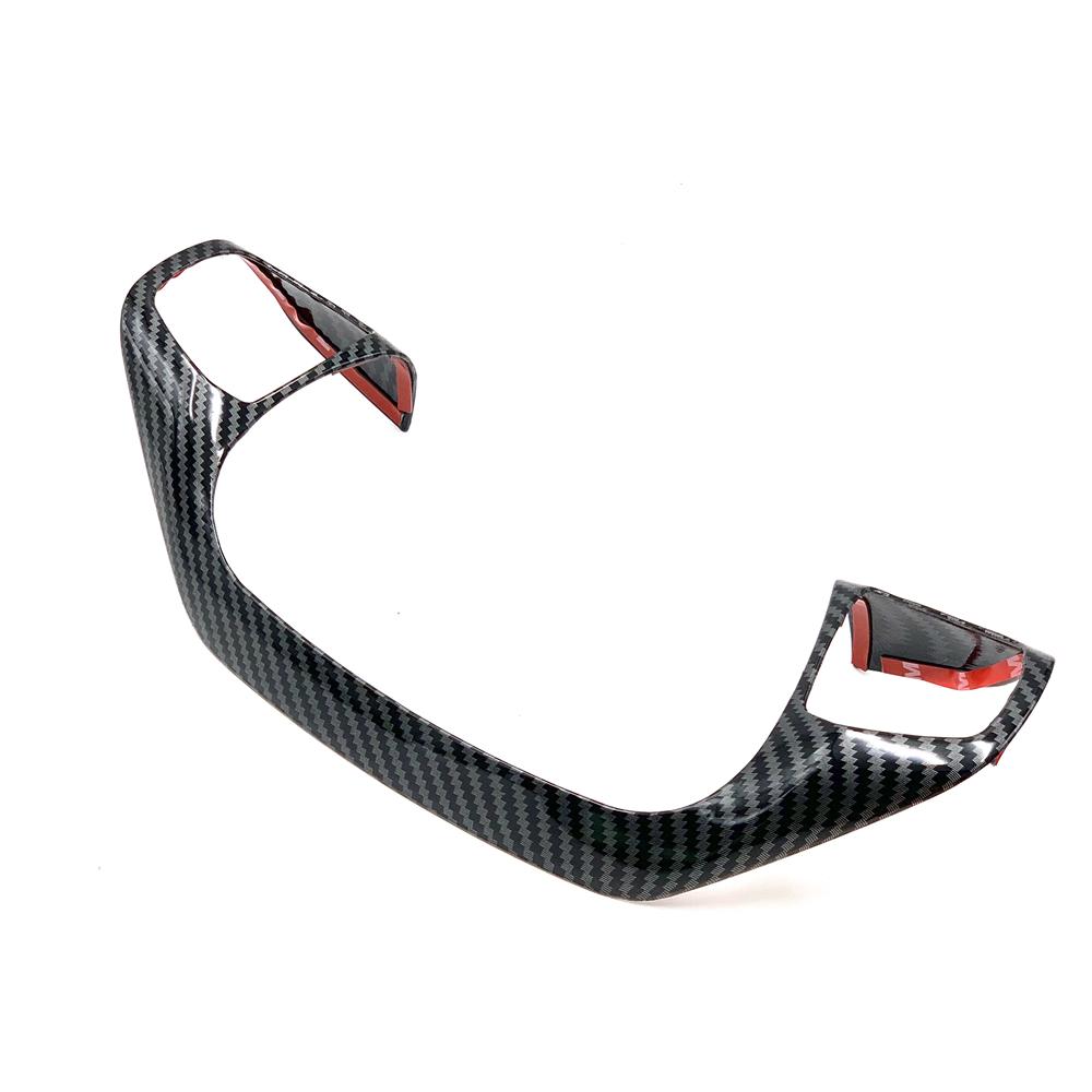 Für Ford Focus Kuga Escape 2018 2020 Fiesta MK8 Bronco Auto Styling ABS Innen Lenkrad Abdeckung Borte Aufkleber