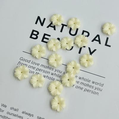 30 Pièces, Perles Vrac Corail Artificiel avec Trou, 12mm, Perles Fleurs de Mode Fait Main pour Fabrication de Bijoux DIY Accessoires Colliers, Cadeaux Fête des Mères