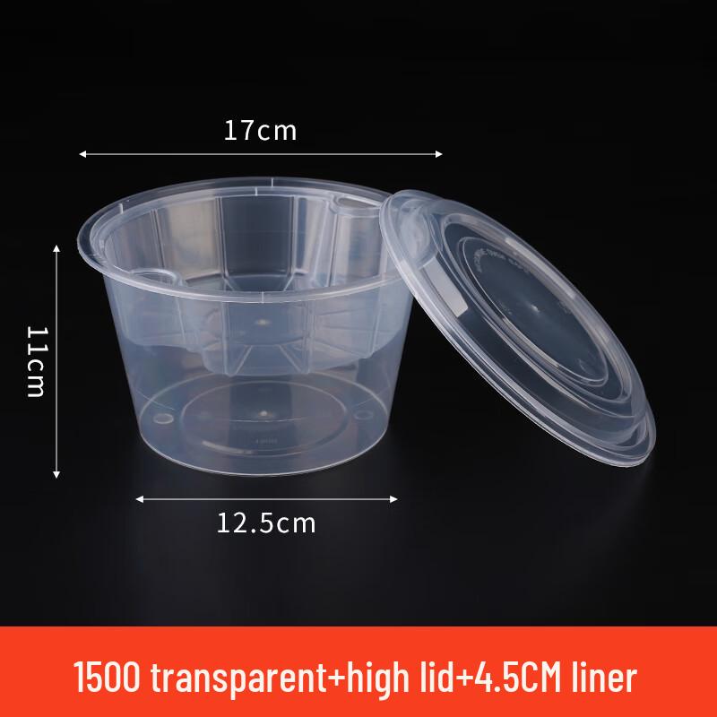 Shixun Disposable Double-Layer Soup Noodle Takeout Boxes
