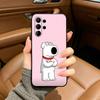 Family Cute G-Guys  Phone Case For Samsung S25,S24,S21,S22,S23,S30,Ultra,S20,Plus,Fe,Lite,Black Soft Silicone
