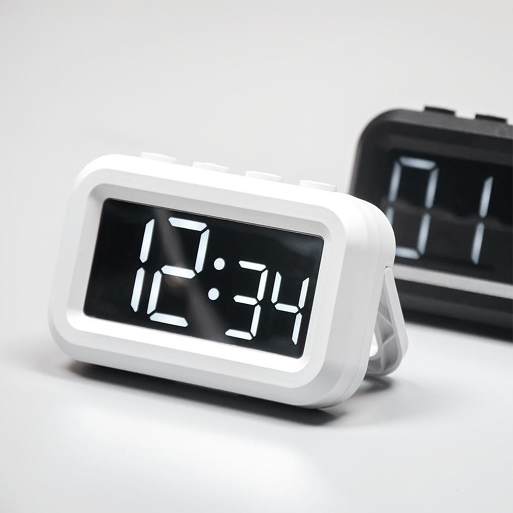 Digital Alarm Clock With Easy-to-Read Display And Silent Led Digital Alarm Clock Clocks