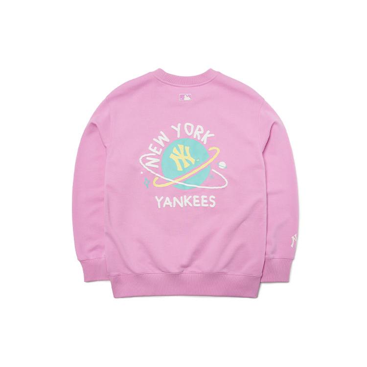 MLB Sweatshirts Unisex Pink Crew Neck Moderate Other 3AMTL0121-50PKS XL