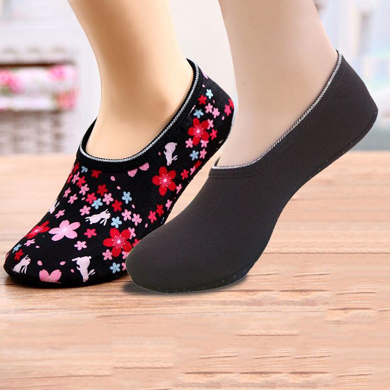 1 Pair Thicken Cotton Socks Winter Warm Thermal Men Women Non Slip Elastic Short Socks Home Sox Indoor Bed Floor Socks Slipper