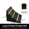 Large Portable Anti-Roll Wheel Chock for Trucks and Cars