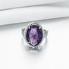 2025 Fashion Versatile Jewelry Ring Exaggerated Oval Women's Ring Jewelry