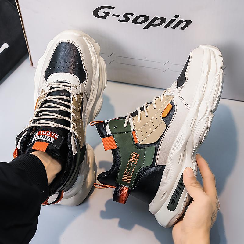 Men's shoes 2026 new winter high quality high lift thick sole warm and fashionable versatile trend casual sports shoes trend