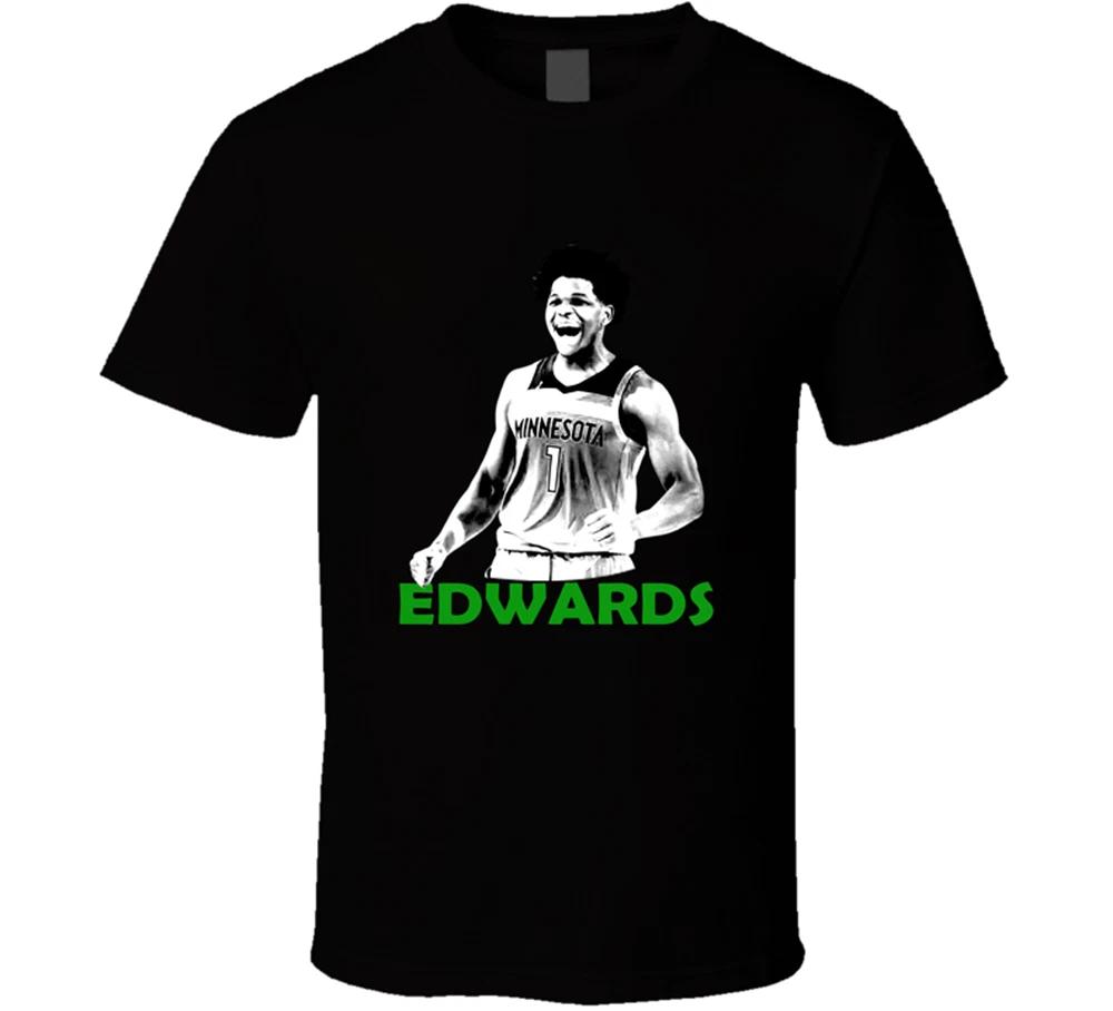 EDWARDS, Vector Anthony Edwards Basketball Hero Sport Fan T Shirt Tee Gift New S