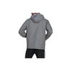 adidas Solid Striped Letter Print Logo Zip Hoodie Jacket Men Outerwear Gray GM7389