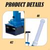 Spreader Blue Accessory 5M Range feed Lightweight Compact Versatile Farming Seeder Sturdy