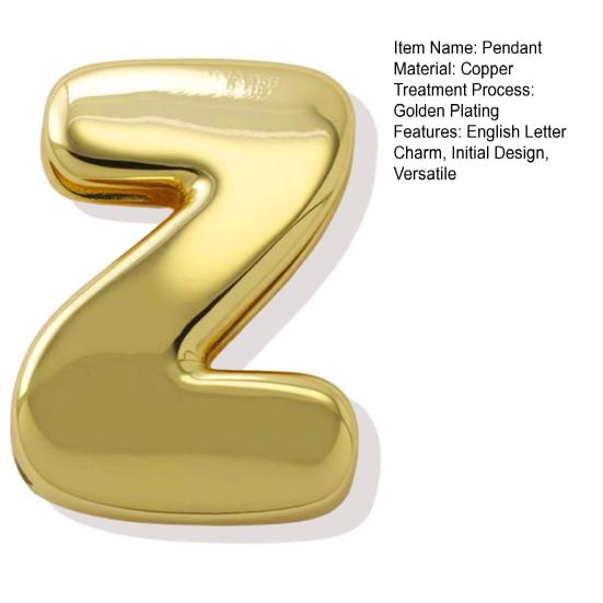 Pendant Classic Men Women Initial Pendant Nickel Free Hypoallergenic Letter Necklace Pendant Fashion Accessories