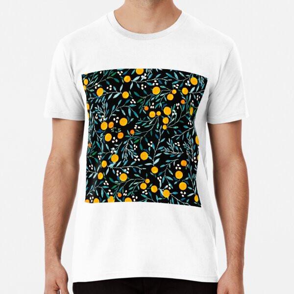 

Oranges on Black S to 5XL Made in the AU/USA T-Shirt 2XL