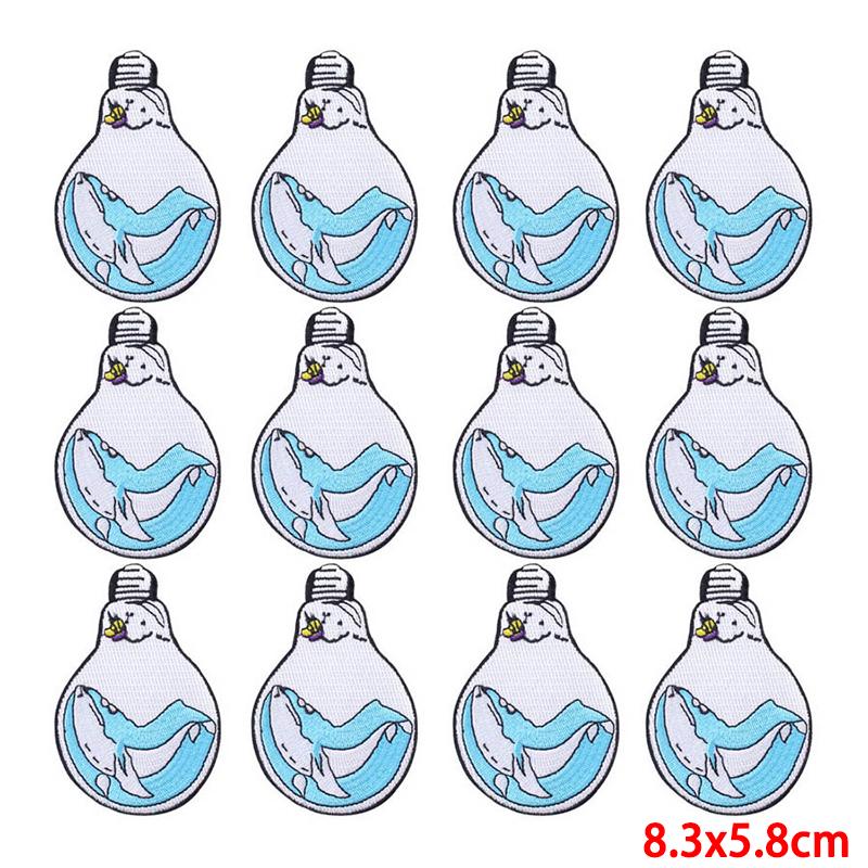 10 teile/los Großhandel Stickerei Patch Eisen Auf Patches Für Kleidung Patches Auf Kleidung Jacken Dekor Applikation Nähen Liefert