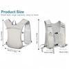 Running Hydration Vest Backpack for Hiking Cycling Marathon Lightweight Water Chest Pack with Phone Storage Pocket