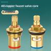 All-Copper Faucet Valve Core | Bi-Directional Brass Cartridge Replacement for Bathroom/Kitchen Faucets