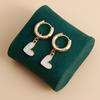 European and American temperament dual-purpose earrings versatile removable love fritillary pendant earrings ear jewelry