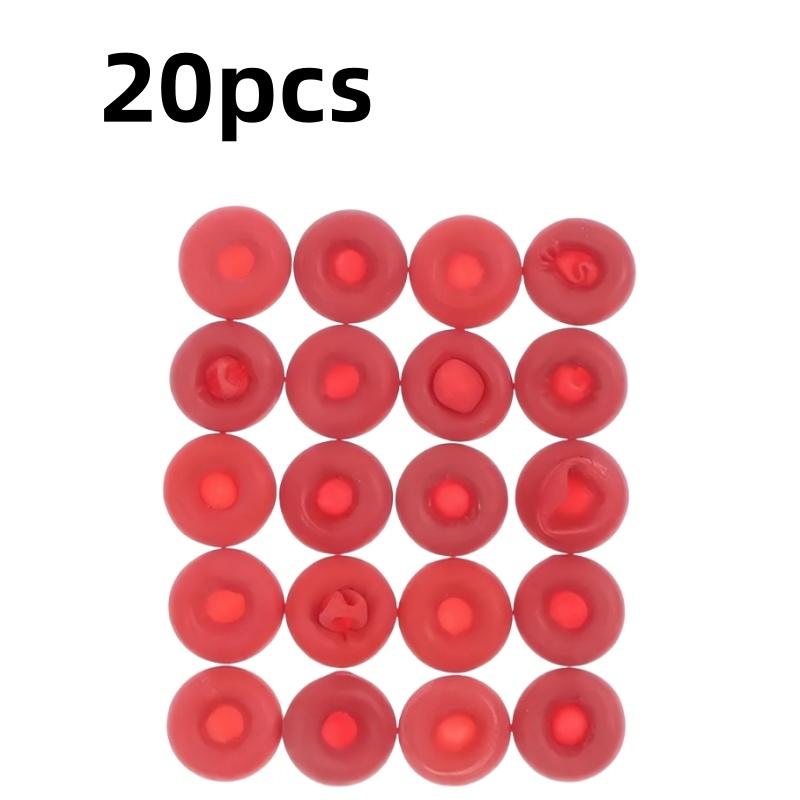 

20pcs Leak Proof Sealing Needle Nose Rubber Sleeve Glass Rubber Protective Cap Rubber Sleeve Cover for Door Window Gluing Tools