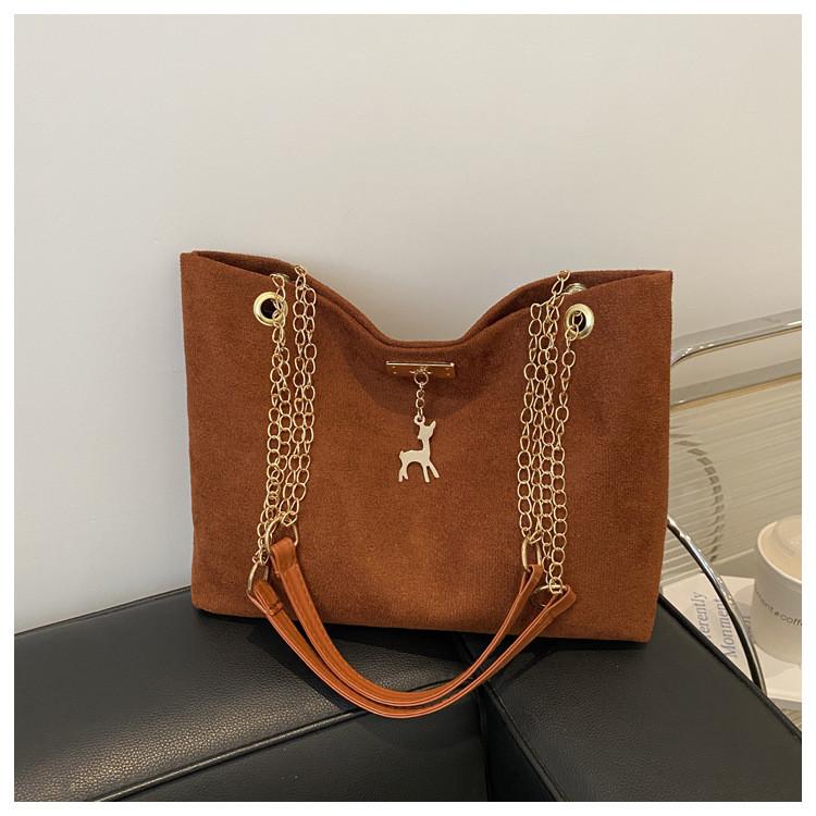Pu Leather Retro Commuter Shoulder Bag For Daily Use With Magnetic Closure