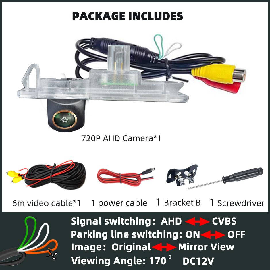 

AHD1080P or 720P Fisheye Reverse Backup Rear View Camera CVBS for BMW 6 1 Series F20 F21 M6 E63 E64 F06 Mini Cooper R55 Clubman