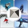 Conjunto de 18 Peças Pad de Stomp para Snowboard Adesivo Antiderrapante DIYs Adesivo para Snowboard Grip Pad Antiderrapante para Ski Snowboard Resistência