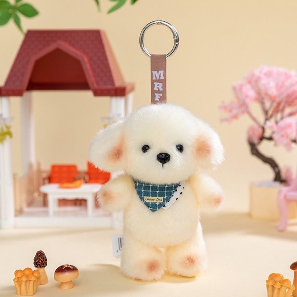 Furry Plush Keychain Toys Super Soft Plush Backpack Pendant Stuffed Doll Keyring Decorative Toys