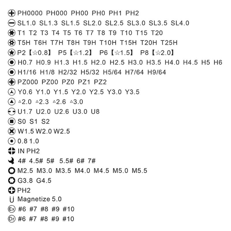Elektronik-Präzisionsschraubendreher-Set 138 in 1 mit magnetischem Bit-Reparatur-Werkzeugsatz für Handy, Computer, Laptop, PC