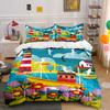 Lighthouses, Boats, Flowers, Seagulls. Bedding Sets Duvet Cover Sets Duvet Covers Pillowcases(1* Duvet Cover 2* Pillowcases Without Duvet Insert)