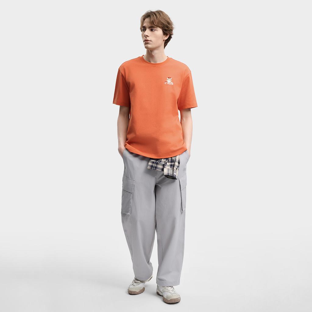 Fila ORIGINALE T Shirt Unisex Ancient Rusty Orange F51U629101FOR