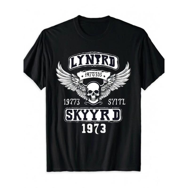 

European Size Humorous and fun plus-size Men s T-shirts, quirky and bold designs,Men s clothing for Christmas Men s tops S чорний