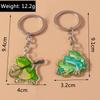 Lovely Acrylic Frog Keychain Men Women Animal Keyring Pendants for Car Key Holder Handbag Decor Handmade Jewelry Gifts