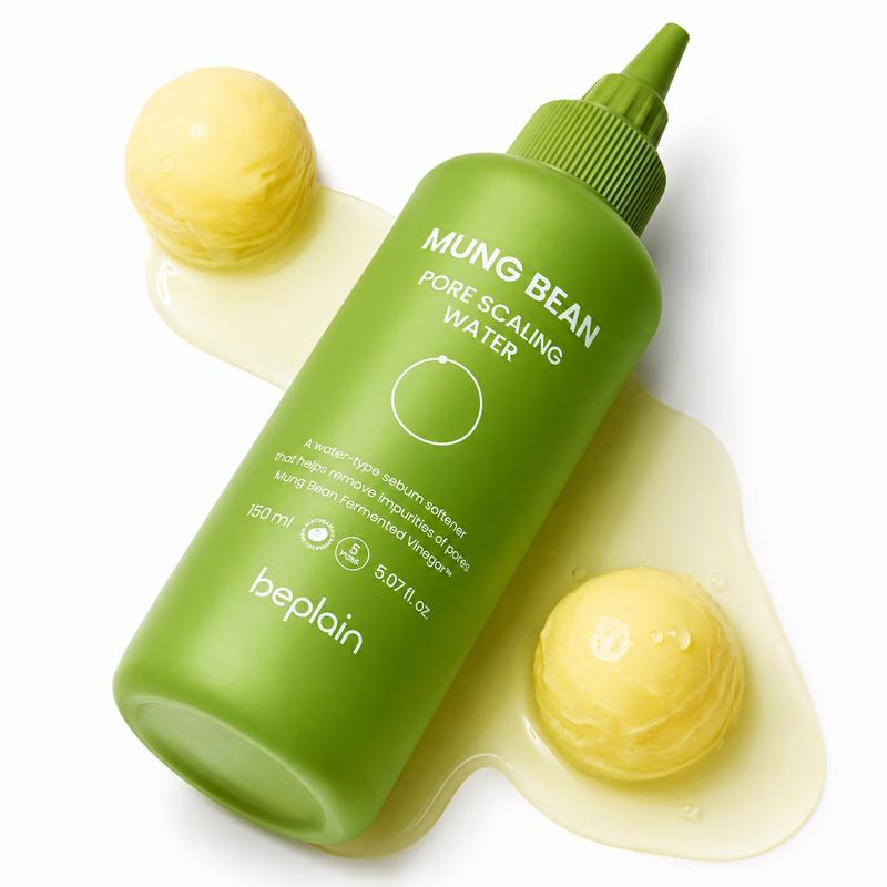 B.Plain Mung Bean Pore Scaling Water + Ultra-Adhesive Cotton Pads (40 Sheets) + Sebum Scaler Set Special, 150ml, 1 Pcs