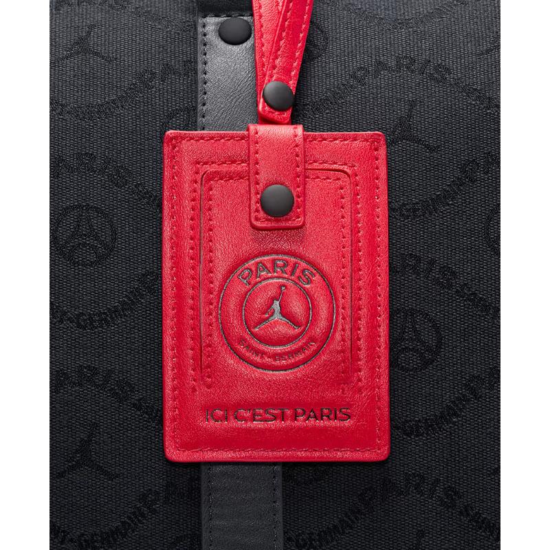 Jordan Paris Saint-Germain 25L Cestovní taška s reliéfním logem v podobě písmen Unisex Cestovní taška Černá IQ3208-060