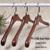 Non-Slip Wooden Clothes Hanger - Retro Solid Wood Design for Men, Women, Children, & Baby Clothes