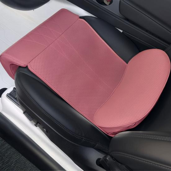 Faux Leather Car Seat Cover Lumbar Support Automotive Seat Cover Universal Summer Cooling Pad for Car SUV Truck Van