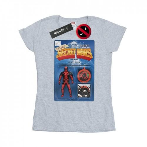 

Marvel Womens/Ladies Deadpool Secret Wars Action Figure Cotton T-Shirt XXL білий