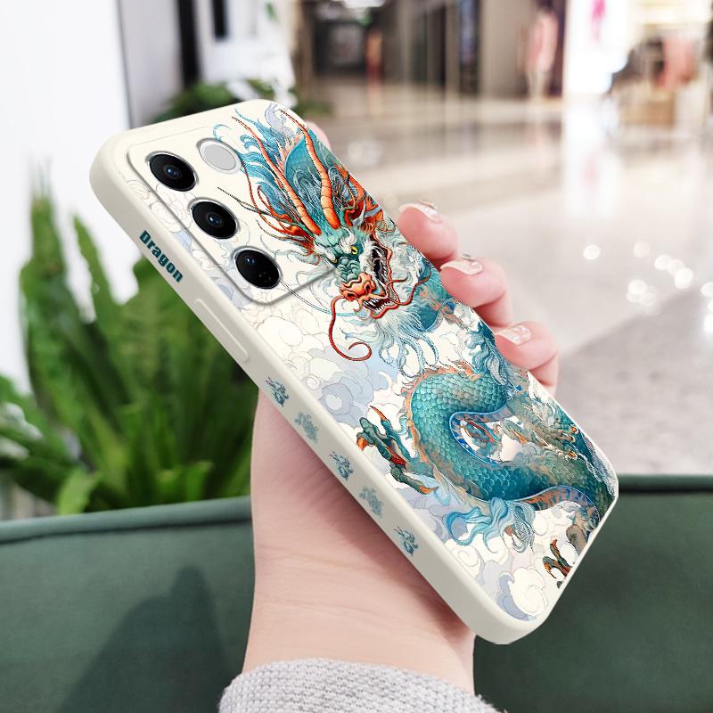 

Blue Dragon Phone Case For VIVO V30 V29 V29E V27 V27E V25 V25E V23 V23E V21 V20 Y20 Y12 Y21 Y22 Y50 Y35 Y76 Y36 Pro 4G 5G V27 белый