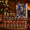 Holiday Hanging Ornaments Dragon Advent Calendars 2026, 24 Days Christmas Countdown Calendar with Acrylic Tree Decorations 2D Ornaments, Collectible