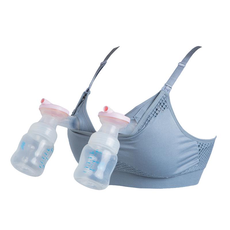 Breathable Hands-Free Wireless Pumping Bra for Breastfeeding