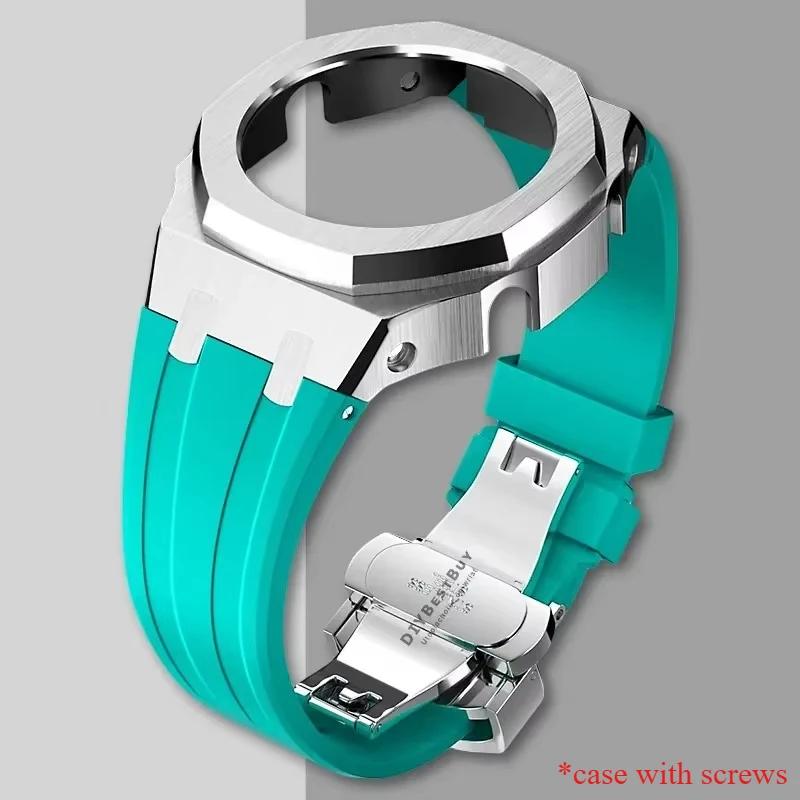 Gen4 Metal Case Bezel Frame GA2100 GAB2100 Casioak Mod Kit Modification Frame For GA2110 Metal Rubber Strap Accessory Wholesale