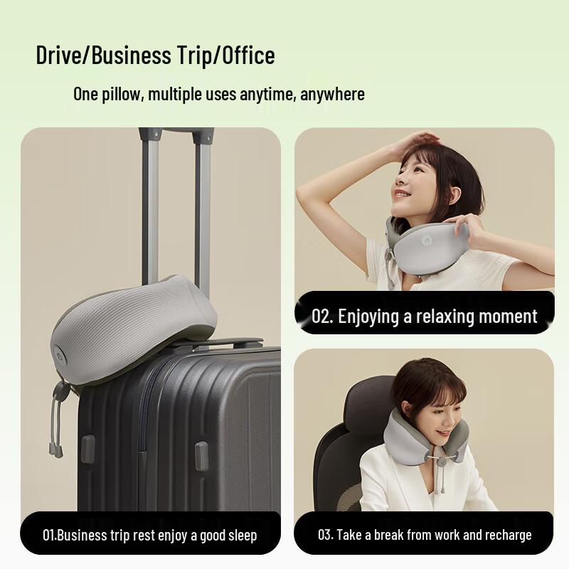 Lefan Cooling Massage U-shaped Neck Pillow