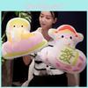 Cartoon Year Of The Snake Mascot Plush Toy Decoration Lunch Break Pillow Throw