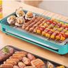 Small Dining Table Barbecue Grill With Six Level Temperature Control Easy To Clean Electric Grill