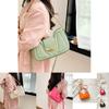 Fashionable Retro Single Shoulder Bag Pu Leather Trendy Crossbody For Women