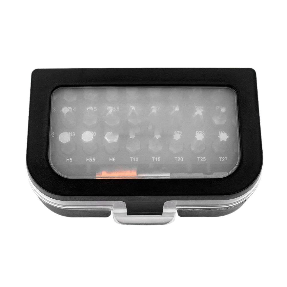 31 In 1 Magnetic Screwdriver Bits Suit 25mm Bits Adapter Screwdriver Set for Electrician Hand Tool Sets