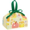 Skater Children's Lunch Bag with Drawstring, Gusseted, Animal Crossing Design, Girls, Made In Japan, KB7-A
