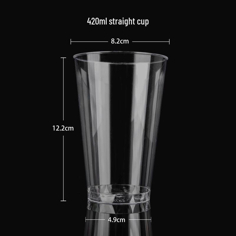 Chaxun Einweg-Klarsichtbecher aus Kunststoff (100er-Packung)