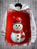 2026 Merry Christmas Sweatshirts Pullover Children's Hoodie Cartoon Santa Claus Graphic Hoody Snowman Sweatshirts Unisex Y2k Top