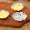 50Pcs Egg Tart Mold Non-stick Food Grade Disposable Tin Foil Pudding Fondant Baking Mold Kitchen Supplies