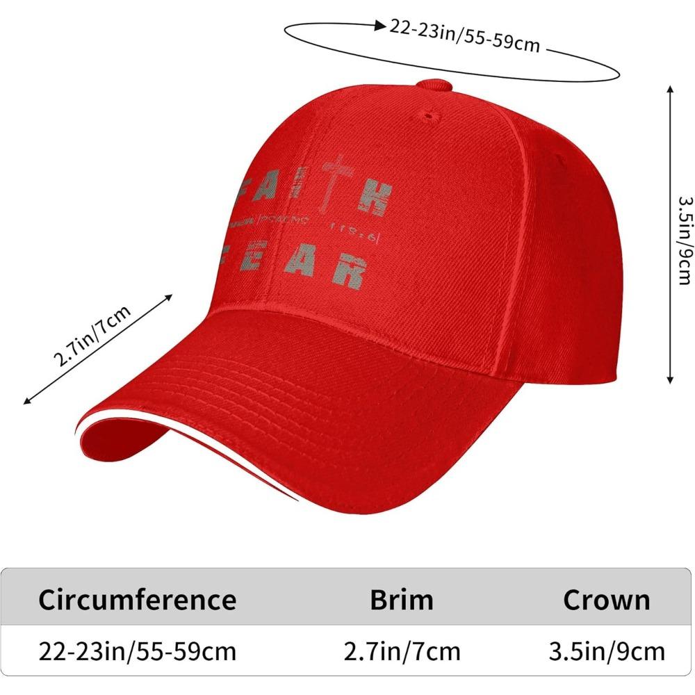 Sandwich Baseballkappe für Männer & Frauen, 3-lagiges Kontrastdesign, verstellbare Kappe, leichte, strapazierfähige Kappe